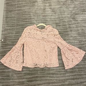 JACK light pink lace shirt